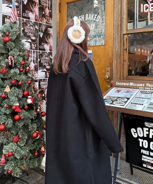 耳当て イヤーマフ 「寒い冬でも可愛く防寒！」ムートンイヤーマフ