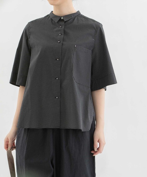 nop de nod（ノップドゥノッド） ブラウス シャツ スモールカラー