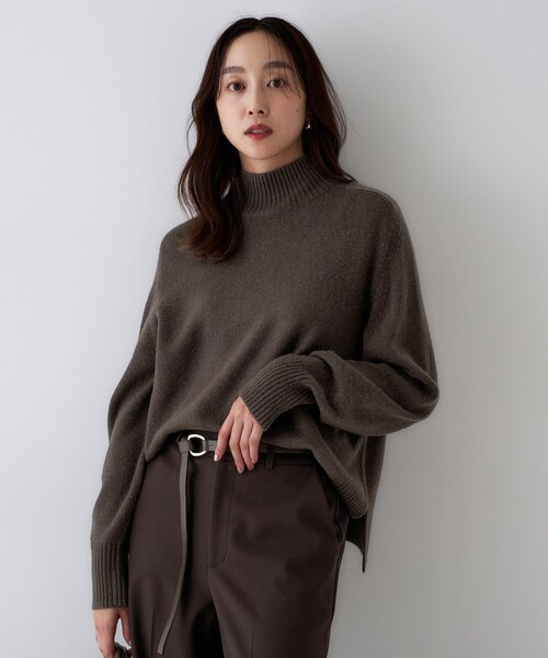 UNTITLED（アンタイトル） ニット セーター 「8色展開/洗える」ウール