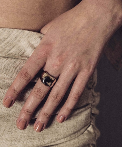 ete（エテ） 指輪 リング ロウ ボールド リング レディース : ZOZOTOWN