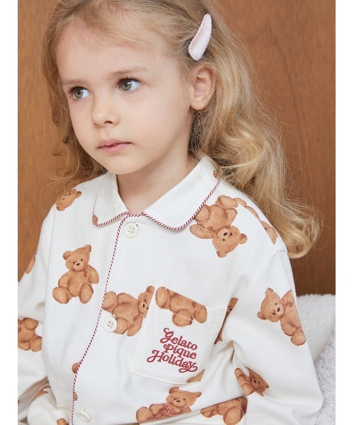 gelato pique（ジェラートピケ） パジャマ 「HOLIDAY」「KIDS」ベア柄