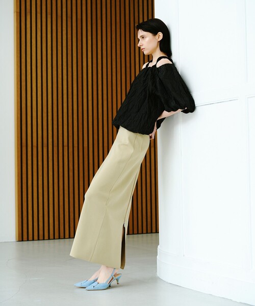 allureville（アルアバイル） スカート センタージップ2WAYニット