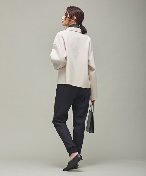 ICB（アイシービー） ブルゾン アウター ウールリバー ショート