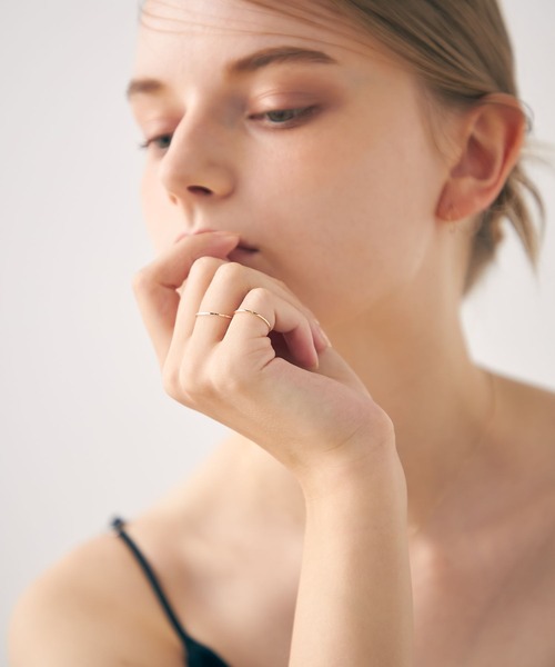 ete（エテ） 指輪 リング 「ONLINE Limited」 K10YG ワイヤーリング