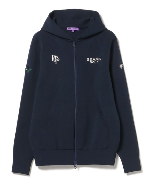 BEAMS GOLF フルジップパーカー ネイビー M BEAMS GOLF（ビームス