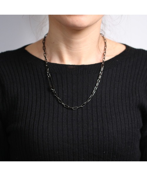 JAM HOME MADE（ジャムホームメイド） ネックレス 安全ピン 長アズキ