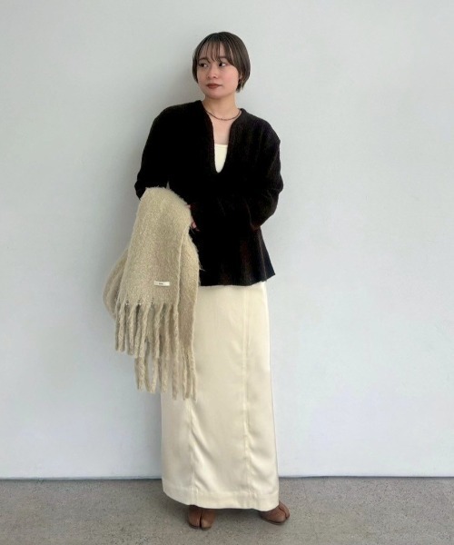 anuke（アンヌーク） ニット セーター Soft Peplum Knit レディース