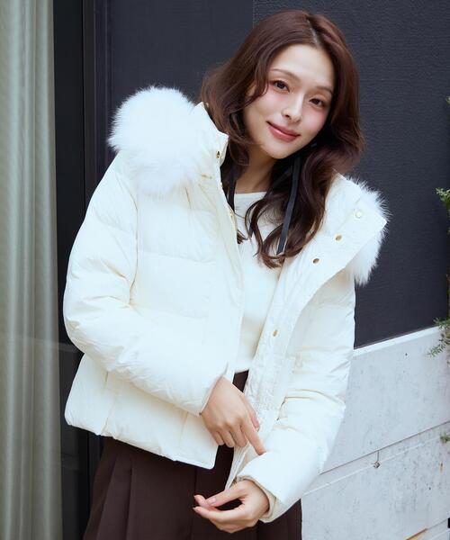 AND COUTURE（アンドクチュール） ダウンコート ダウンジャケット FOX