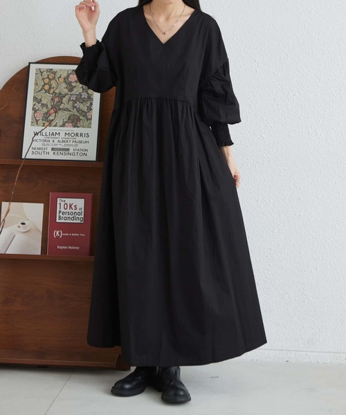 MAISON DE THERESE（メゾン ド テレーズ） ワンピース Vネックルーズ