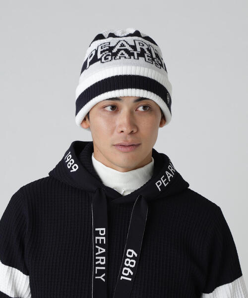 PEARLY GATES（パーリーゲイツ） ニット帽 ニットキャップ 「PEARLY