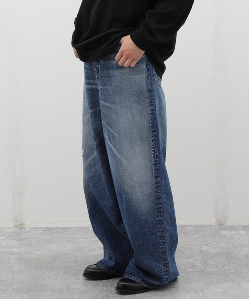 INSCRIRE（アンスクリア） ジーンズ Denime Loose Fit Pants カコウ ID