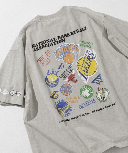 NBA tシャツ NBA/エヌビーエー ランダム チーム バックロゴTEE メンズ