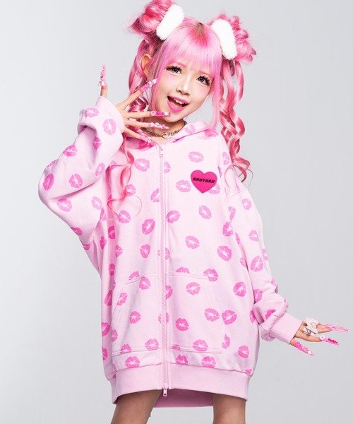 ANAP GiRL（アナップガール） パーカー KOGYARU×ANAP 2パターン柄