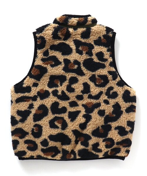 BREEZE（ブリーズ） ベスト 「WEB限定」 総柄リバーシブルボアベスト