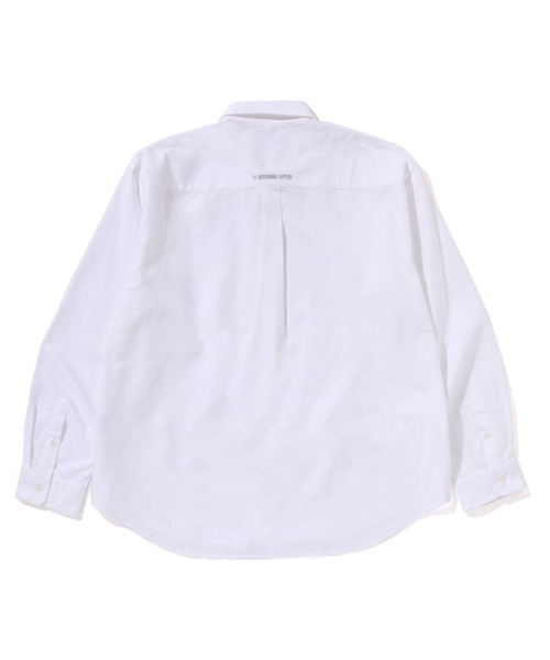 A BATHING APE（アベイシングエイプ） シャツ ONE POINT OXFORD LS