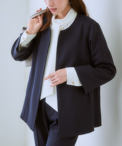 7days Life Styling セットアップ ドビー素材セットアップパンツスーツ