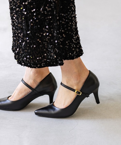 menue（メヌエ） パンプス イイ女ポインテッド 7cmヒール メリー