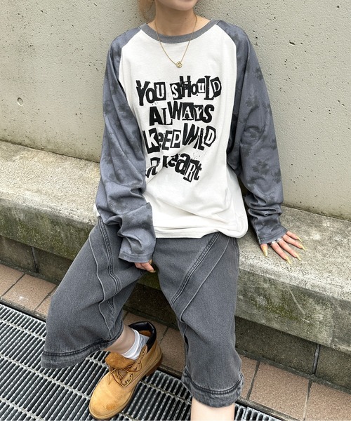 tシャツ タイダイラグランロンT メンズ レディース : ZOZOTOWN Yahoo