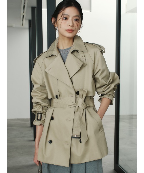 COACH（コーチ） トレンチコート コート トレンチ コート レディース