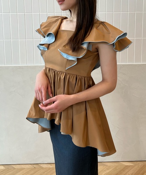 EIMY ISTOIRE（エイミーイストワール） ブラウス シャツ バックロング