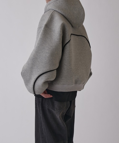 Lui's（ルイス） パーカー 「Neucon」VOLUME PIPING ZIP HOODIE