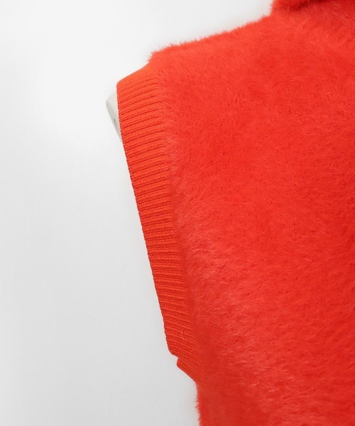 archivio（アルチビオ） ベスト ジレ 「LADIES」フード付きハーフ