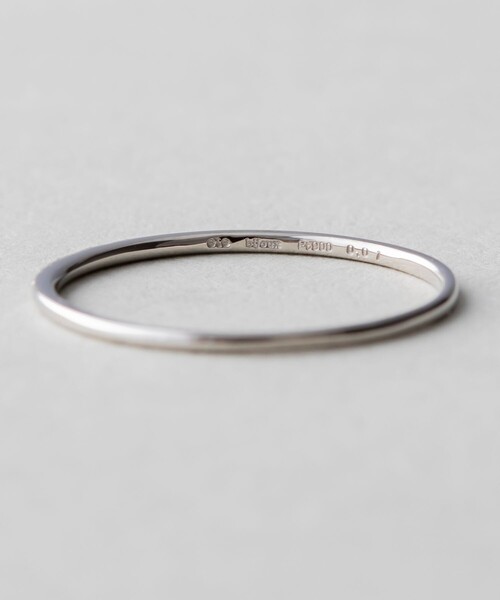 ete bijoux（エテ ビジュー） 指輪 リング PT900 スキニー