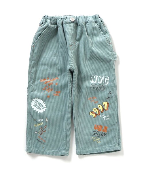 BREEZE（ブリーズ） パンツ 「ジュニア対応」POPイラストコーデュロイ