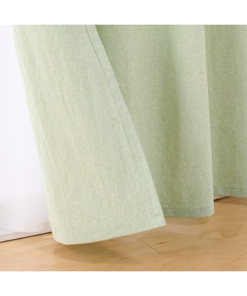 無印良品（MUJI） インテリア 綿洗いざらし平織ノンプリーツカーテン