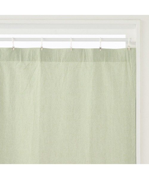 無印良品（MUJI） インテリア 綿洗いざらし平織ノンプリーツカーテン