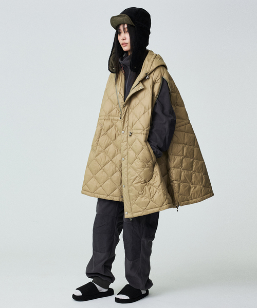 TAION（タイオン） ブルゾン アウター 「TAION / タイオン」ポンチョ型