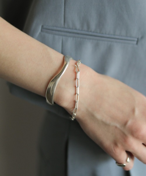 TEN. ブレスレット SILVER925 ティルトバングル レディース メンズ