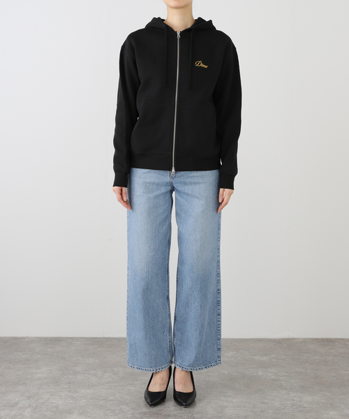 パーカー 「Dime/ダイム」 CURSIVE ZIP-HOODIE レディース : ZOZOTOWN