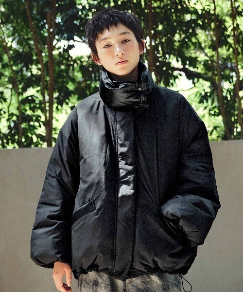 MEDE19F（メデジュウキュウ） ダウンコート ダウンジャケット 異素材