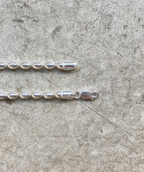 Magine（マージン） ネックレス SILVER OVAL BALLCHAIN NECKLACE