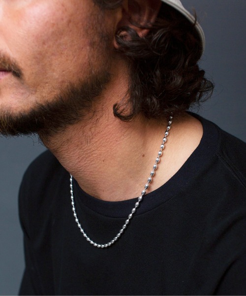 Magine（マージン） ネックレス SILVER OVAL BALLCHAIN NECKLACE