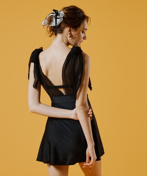 San-ai Resort 三愛水着楽園 水着 「WEB限定」Aラインワンピース2点