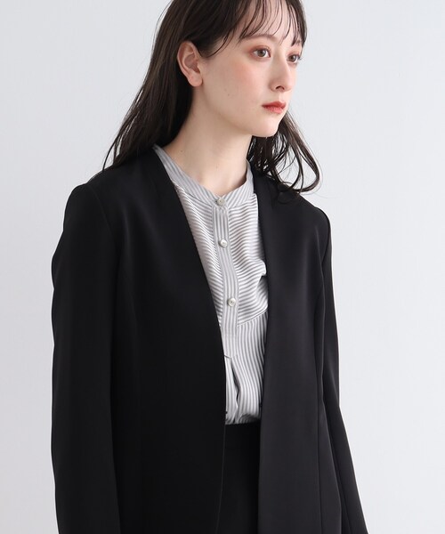 INDIVI（インディヴィ） スーツ 「洗える/UVケア/エコ/日本製