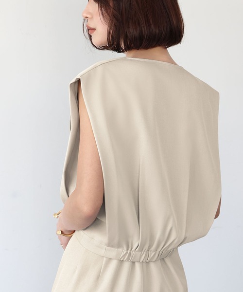 ELFRANK セットアップ ショートタックベスト＆タックパンツ