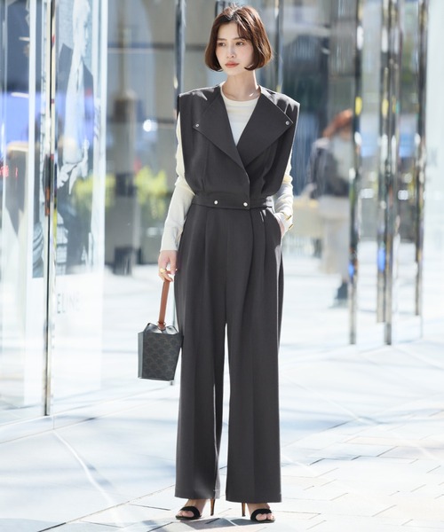 ELFRANK セットアップ ショートタックベスト＆タックパンツ