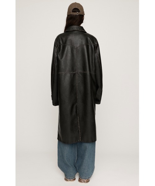 SLY（スライ） ブルゾン アウター LONG F/LEATHER JK ロング フェイク