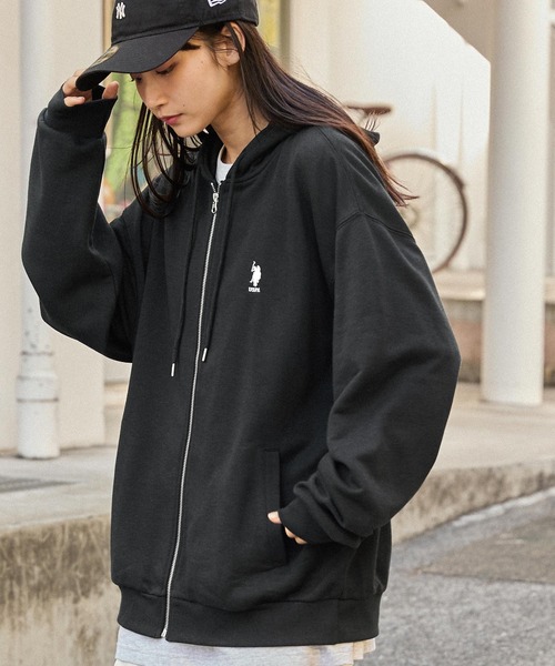 U.S. POLO ASSN.（ユーエスポロアッスン） パーカー 別注 ワンポイント