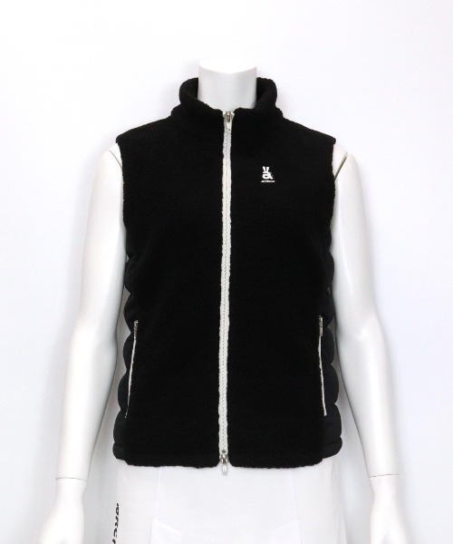 archivio（アルチビオ） ベスト ジレ 「LADIES」ボア切替中綿ベスト