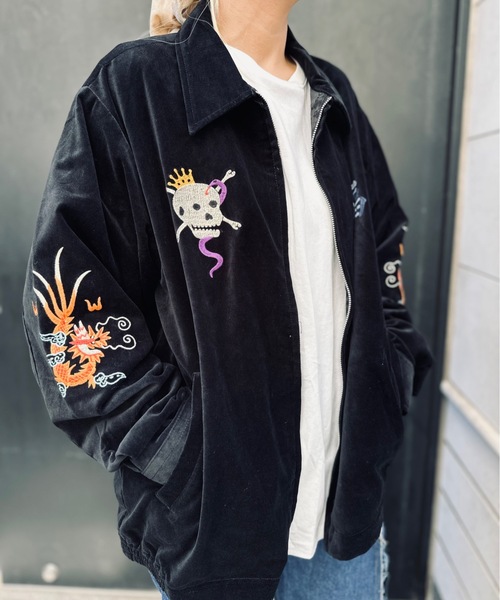 HOUSTON（ヒューストン） スカジャン HOUSTON / COTTON VELVETEEN