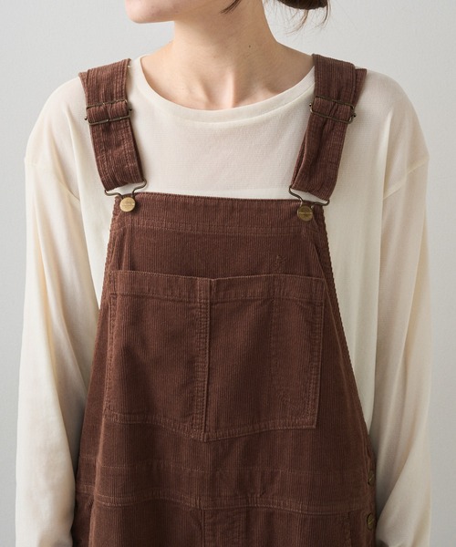 pual ce cin サロペット オーバーオール コーデュロイサロペット