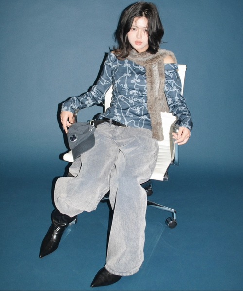 musubore（ムスボレ） ジーンズ デニム デニムパンツ flocky wide