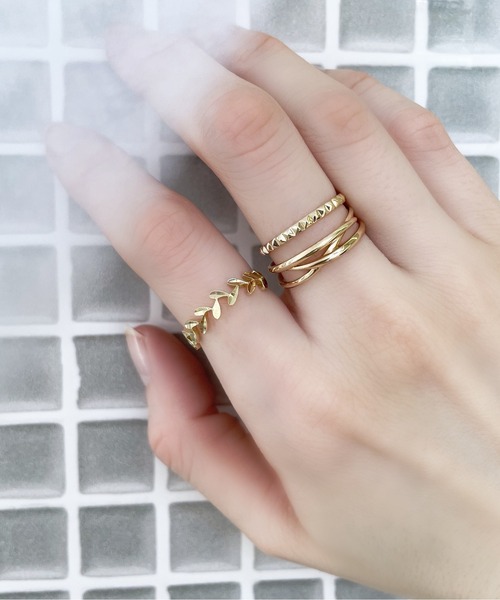 va vendome aoyama 指輪 リング ペアスタッズ K10イエローゴールド