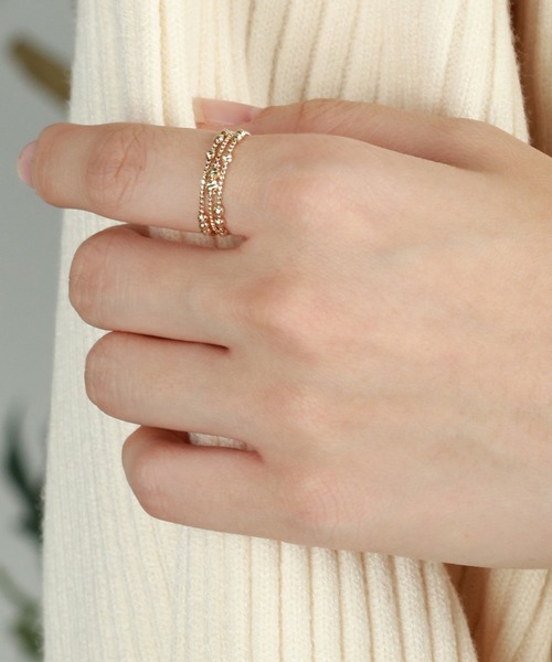 va vendome aoyama 指輪 リング K10イエローゴールド エクラレース