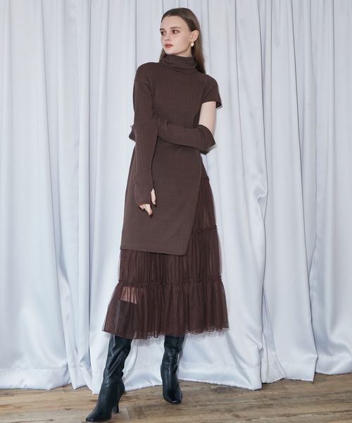 EIMY ISTOIRE（エイミーイストワール） スカート ティアードボリューム