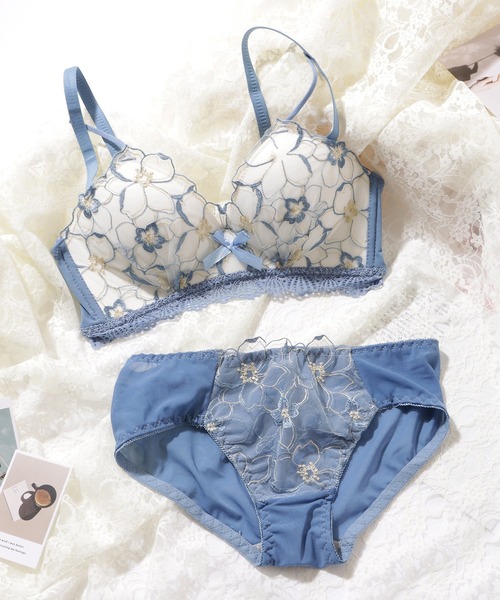 Lace Ladies（レースレディース） ブラジャー ショーツセット フラワー